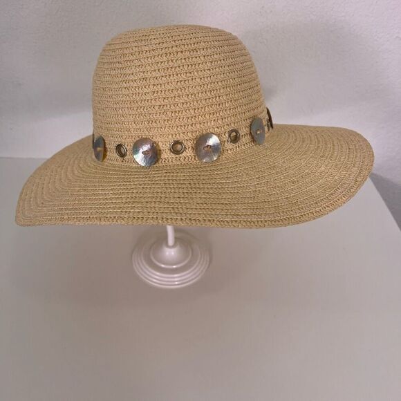 J Hats Cream Paper Sun Hat - Picture 1 of 7